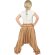 Haremshose für Kinder "Stripe" orange 140/146