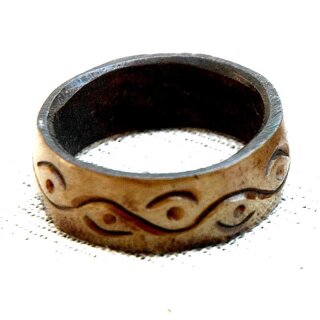 Schöne Ringe mit Gravur braun 66