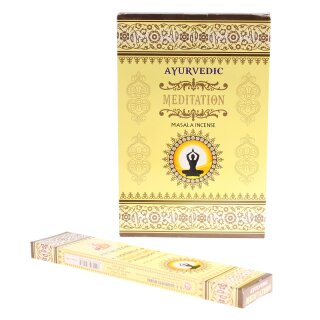 Ayurvedic Masala Incense Meditation - 15 Rucherstbchen