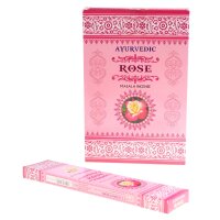 Ayurvedic Masala Incense Rose - 15 Räucherstäbchen