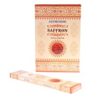 Ayurvedic Masala Incense Saffron - 15 Rucherstbchen