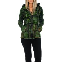 Goa Zipfelkaputzenjacke "Flower" M