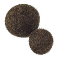 Filzkugeln zum Basteln braun Ø 1 cm
