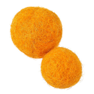 Filzkugeln zum Basteln orange Ø 1 cm