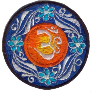 Om & Blume Aufnher blau / orange