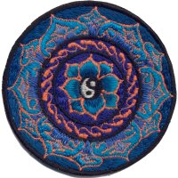Om Waves Aufnäher hellorange