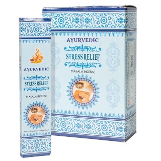 Ayurvedic Masala Incense Stress Relief - 15 Räucherstäbchen