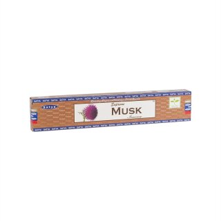 Satya Supreme Rucherstbchen Musk (Moschus) 15g