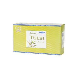 Satya Supreme Rucherstbchen Tulsi (indisches Basilikum) 15g