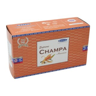 Satya Supreme Rucherstbchen Champa 15g