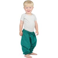 Haremshose für Kinder "Plain" flaschengrün 98/104