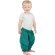 Haremshose für Kinder "Plain" flaschengrün 98/104