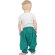 Haremshose für Kinder "Plain" flaschengrün 98/104