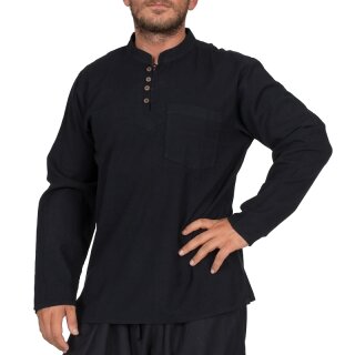 Kurtha mit vier Knpfen Khadar schwarz M