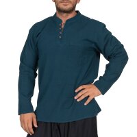 Kurtha mit vier Knpfen Khadar petrol L