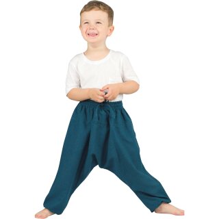 Haremshose für Babys "Plain" petrol 68/74