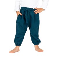 Haremshose für Babys "Plain" petrol 68/74