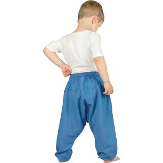 Haremshose fr Babys Plain trkis 68/74