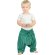 Haremshose für Babys "Stripe" flaschengrün 56/62