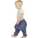 Haremshose für Babys "Stripe" blau 56/62