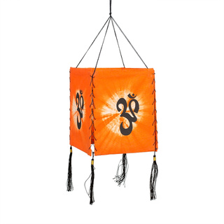 Lampenschirm aus Baumwolle Om orange