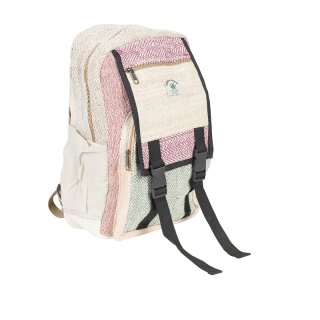 Hanf Rucksack mit Lasche Sunwal