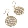 Ohrringe aus Messing Blume des Lebens 3 cm