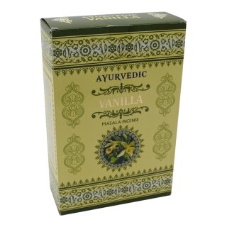 Ayurvedic Masala Incense Vanilla - 15 Räucherstäbchen