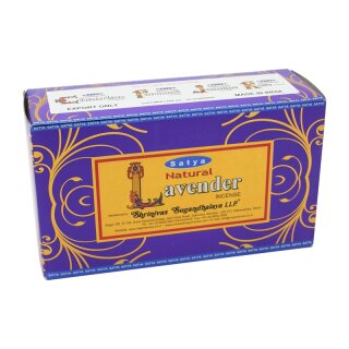 Satya Natural Incense - Rucherstbchen Lavender (Lavendel) 15g