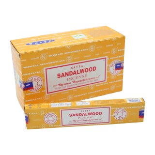 Rucherstbchen Satya Sandalwood Incense (Sandelholz) 15g