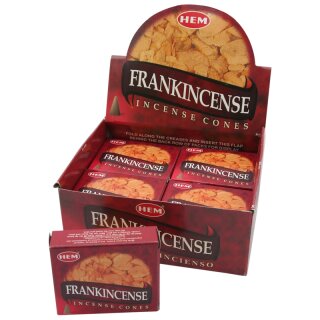 HEM Dhoop Cones Frankincense (Weihrauch) - 10 Räucherkegel