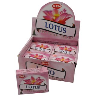 HEM Dhoop Cones Lotus - 10 Räucherkegel