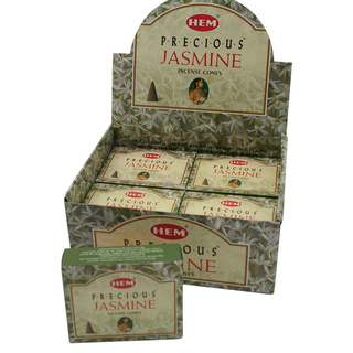 HEM Dhoop Cones Precious Jasmine (kostbarer Jasmin) - 10 Räucherkegel