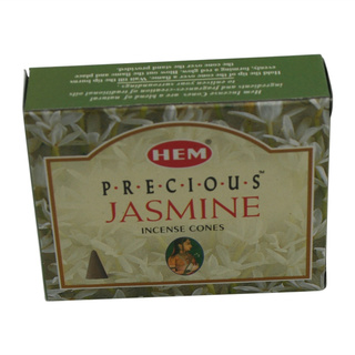 HEM Dhoop Cones Precious Jasmine (kostbarer Jasmin) - 10 Räucherkegel