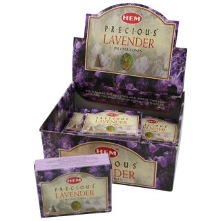 HEM Dhoop Cones Precious Lavender (kostbarer Wacholder) - 10 Räucherkegel