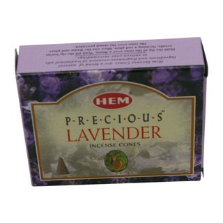 HEM Dhoop Cones Precious Lavender (kostbarer Wacholder) - 10 Räucherkegel