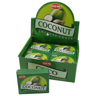 HEM Dhoop Cones Coconut (Kokusnuss) - 10 Räucherkegel