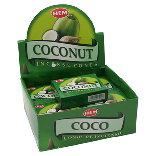 HEM Dhoop Cones Coconut (Kokusnuss) - 10 Räucherkegel