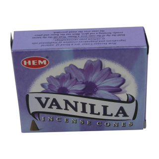 HEM Dhoop Cones Vanilla (Vanille) - 10 Räucherkegel
