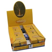 Satya Dhoop Cones Chandan (Sandelholz) - 12 Räucherkegel