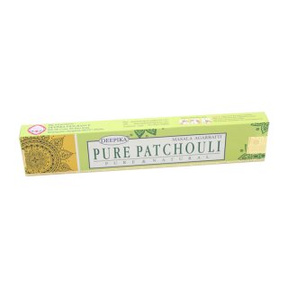 DEEPIKA Masala Agarbatti - Rucherstbchen Pure Patchouli (Reiner Patschuli) 15g