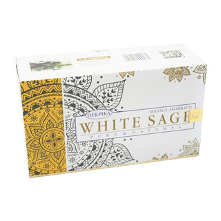 DEEPIKA Masala Agarbatti - Räucherstäbchen White Sage (Weißer Salbei) 15g