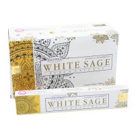 DEEPIKA Masala Agarbatti - Räucherstäbchen White Sage (Weißer Salbei) 15g