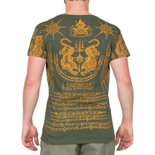 Thai Tempel Tattoo T-Shirt Tiger