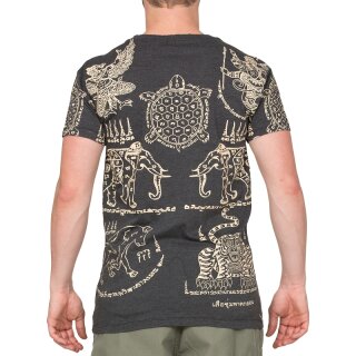 Thai Tempel Tattoo T-Shirt Turtle