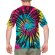 Batik T-Shirt "Psy" Schwarz/Bunt M