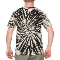 Batik T-Shirt "Psy" Schwarz/Weiß L