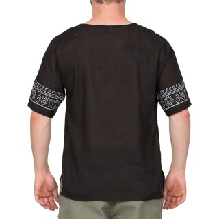 Thai Hemd Lord Ganesha schwarz L