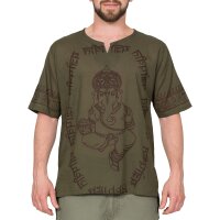 Thai Hemd "Lord Ganesha" grün M