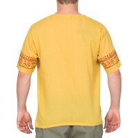 Thai Hemd "Lord Ganesha" gelb M